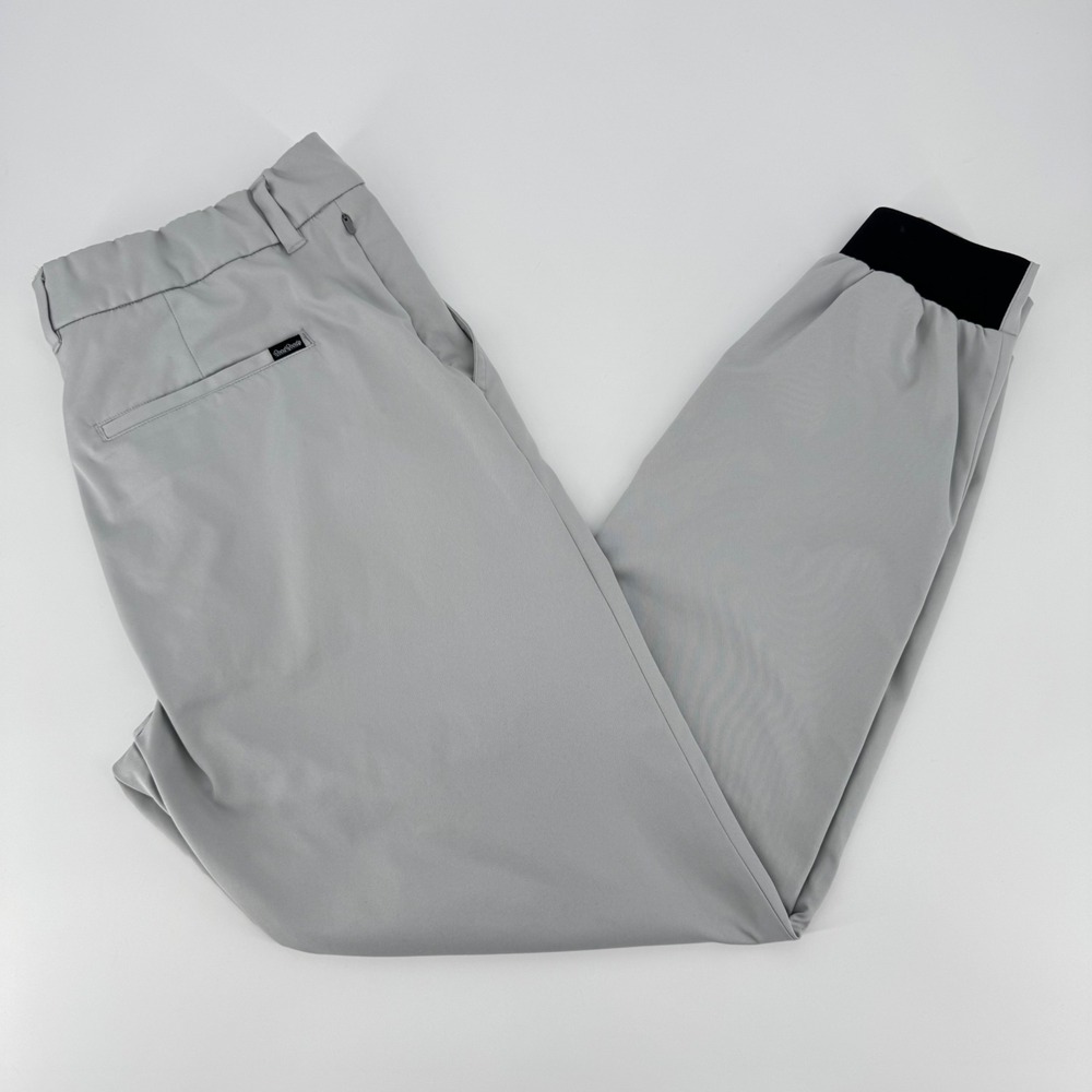 Good Good Golf Mens Grey Performance Jogger Pants Size 34 Waist Athletic‎ Casual